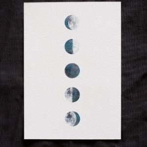 carte phases lune moon